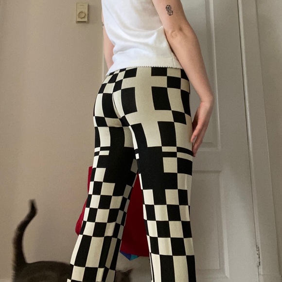 Paloma Wool Puerto Checkered Pants - black and white colour way - Picture 3 of 5